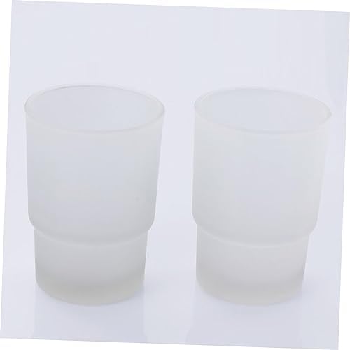 LIFKOME Wall Mount Stainless Steel Gargle Cup Toothbrush Holder