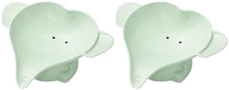 LOXGO Elephant Soap Dish Fun Storage Drainer