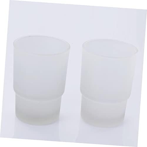COOLHIYA Wall Mounted Toothbrush Holder with Cup