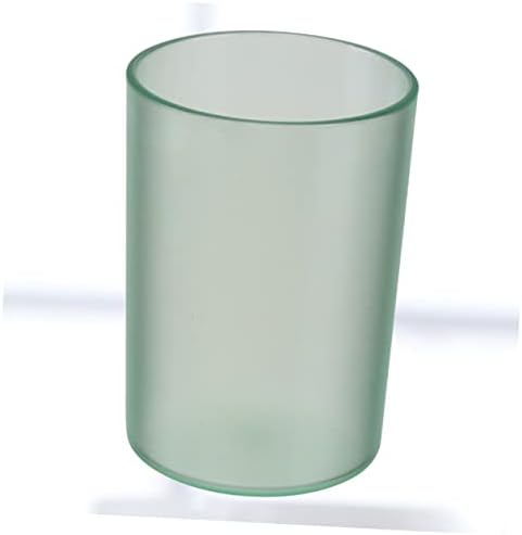 Amosfun Green Plastic Toothbrush Mug Holder