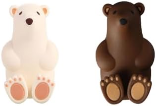 Pokinge Cartoon Bear Toothbrush Holder Set