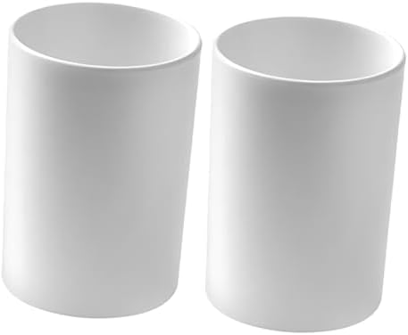 2pcs Reusable Unbreakable Toothbrush Cup Set for Camping Travel