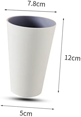 BRIGHTFUFU Portable Toothbrush Cup Translucent Holder