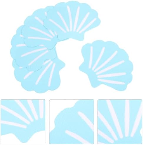 LUOZZY 20PCS Shell Shaped Non-Slip Bath Stickers for Kids Safety
