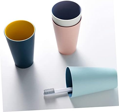 BRIGHTFUFU Portable Toothbrush Cup Translucent Holder