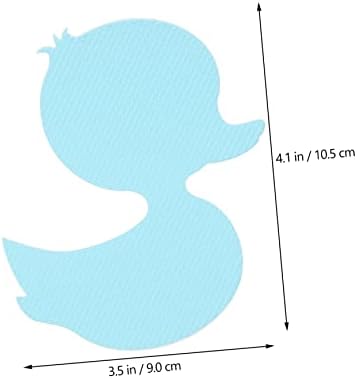 TOPPERFUN 24Pcs Duck Shaped Nonslip Bathtub Stickers