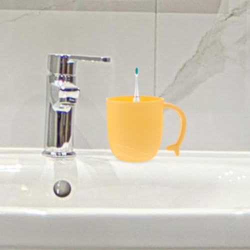 Amosfun 3pcs Dolphin Tail Handle Toothbrush Cups