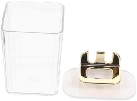 Ciieeo Wall Mounted Toothbrush Holder with Cup for Bathroom