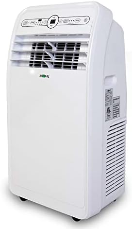 Uhome 12000 BTU Portable AC Heater Combo Unit with Window Kit White