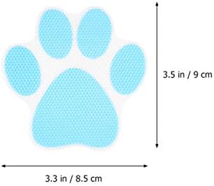 Zerodeko 60PCS Cartoon Dog Footprint Bathtub Decals