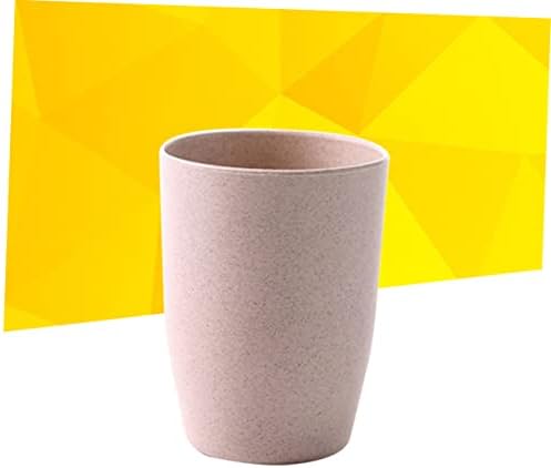 ETHZZLE Lightweight Stackable Wheat Straw Gargle Tumbler Cup for Adults and Kids