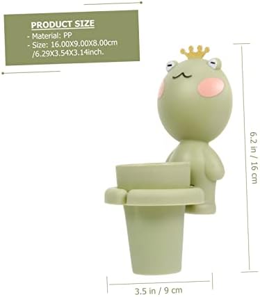 BUGUUYO Cartoon Toothbrush Cup Holder for Wall Mount Bathroom Organization