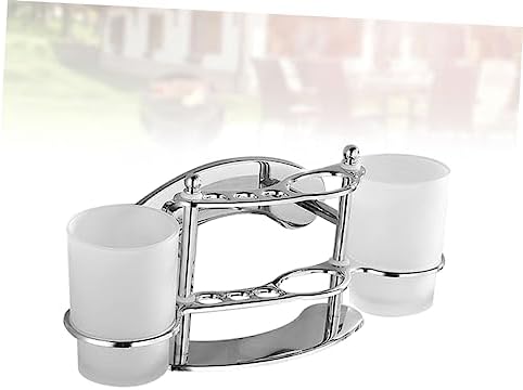 Anneome Wall-Mounted Toothbrush Holder with Cup