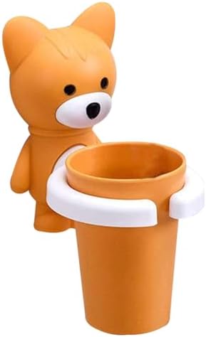 Kids Cartoon Fox Toothbrush Holder Wall Mount 1