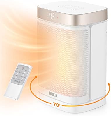 Dreo Atom One Space Heater with Remote 1500W PTC Ceramic