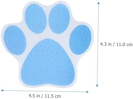 IMIKEYA 10pcs Dog Paw Print Non-Slip Stickers for Bathrooms
