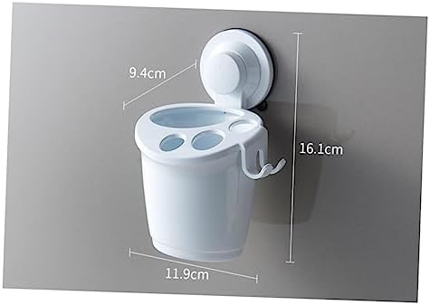 PRETYZOOM Toothbrush Holder Wall Mounted