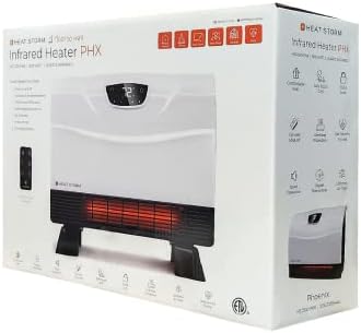 Heat Storm Phoenix Infrared Heater - 1500W 5200BTU with Remote Control