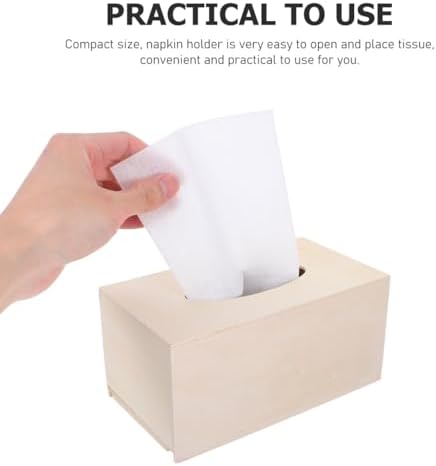 COHEALI 4pcs Box DIY Tissue Box Holder