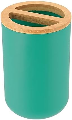 EVIDECO Bamboo Toothbrush Holder with Green Design