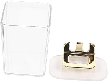 GLEAVI Wall-Mounted Toothbrush Holder with Cup Stand