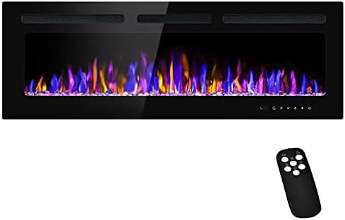 BETELNUT 50 Electric Fireplace with Remote Control 1