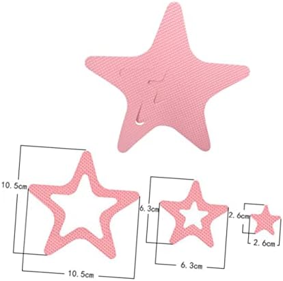 12pcs Star Shape Non-Slip Bath Stickers for Safety and Style