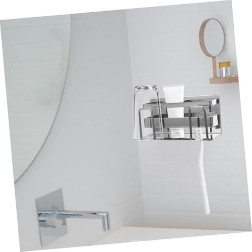 Unomor Space-Saving Toothbrush Holder with Anti-Slip Design