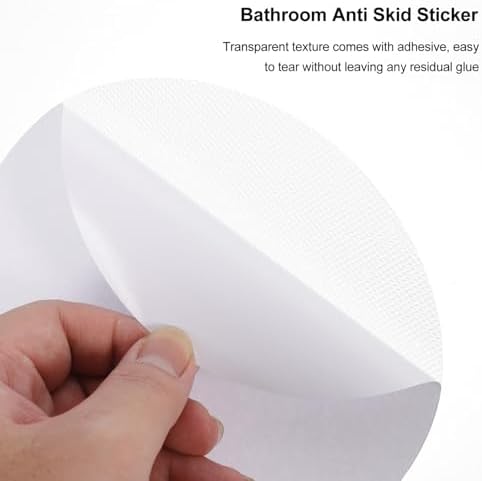 HAKIDZEL 1Set Non-Slip Bathroom Floor Stickers Transparent Peva Anti-Slip Decals