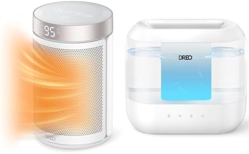 Dreo Space Heater with Humidifier 1500W Timer Eco Mode