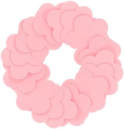 20pcs Non-Slip Pink Rubber Bathtub Stickers