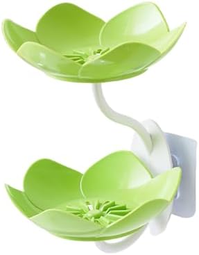 Double Layer Soap Dish with Non-Slip Base for Bathrooms