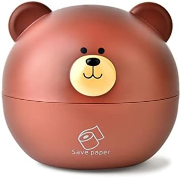 Cute Bear Shaped Tissue Box Holder with Large Capacity