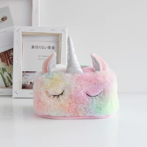 Zerodeko Unicorn Plush Tissue Box Holder