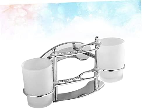 Yardenfun Stainless Steel Toothbrush Holder with Gargle Cup 1