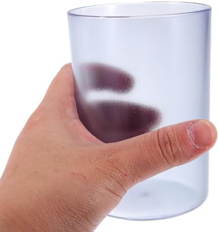 Kichvoe 4Pcs Transparent Couples Toothbrush Cup Holder
