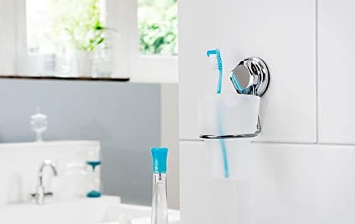 Bestlock Suction Wall Mount Toothbrush Holder with Cup 1