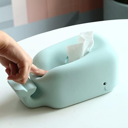 EUBUY Silicone Whale Tissue Box Cover with Phone Holder 1