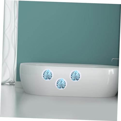 HEALLILY Anti-Slip Bathtub Decals with Leaf Design
