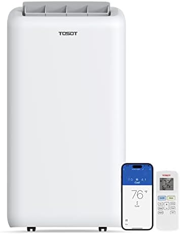 TOSOT 14000 BTU Smart WiFi Portable AC with Heater
