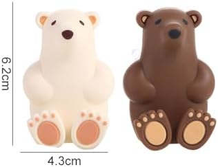 Pokinge Cartoon Bear Toothbrush Holder Set