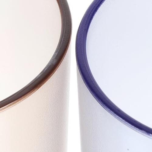 Kichvoe 4Pcs Transparent Couples Toothbrush Cup Holder