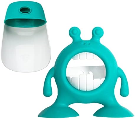 Prince Lionheart eyeSMILE Toothbrush Holder Set with Faucet Extender Green