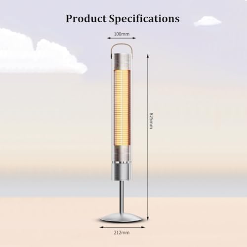 Jidanmian 2000W Graphene Infrared Heater with Remote Control