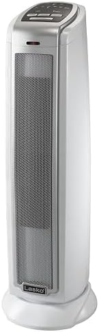 Lasko Oscillating Ceramic Tower Heater with 1500W and Overheat Protection
