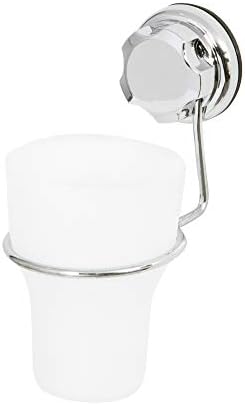 Bestlock Suction Wall Mount Toothbrush Holder with Cup 1