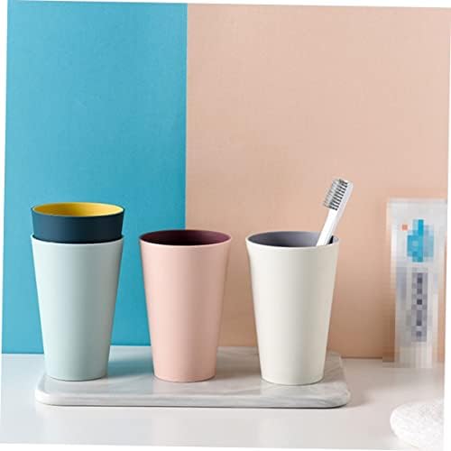 BRIGHTFUFU Portable Toothbrush Cup Translucent Holder