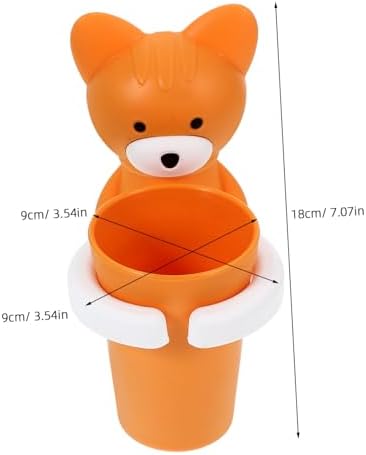 Wall-Mounted Toothbrush Cup Holder No Drill Required
