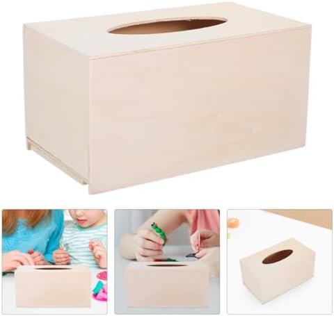 COHEALI 4pcs Box DIY Tissue Box Holder