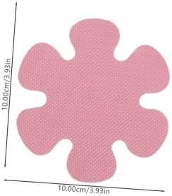 OUNONA Flower Shower Stickers Non-Slip Bathtub Decals 20pcs Peva Tape